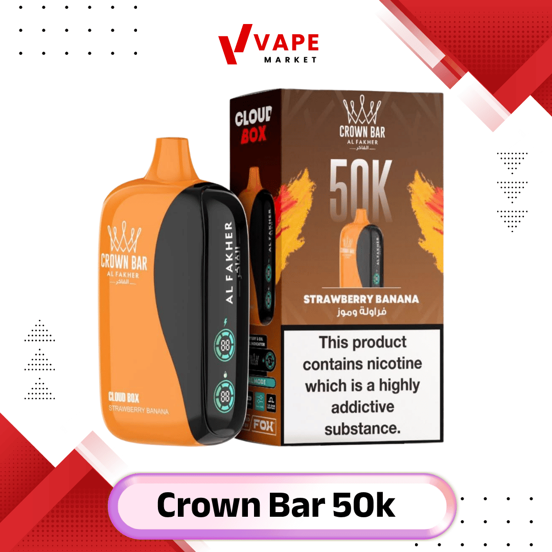 Al fakhar Crown Bar 50k Disposable in Dubai UAE