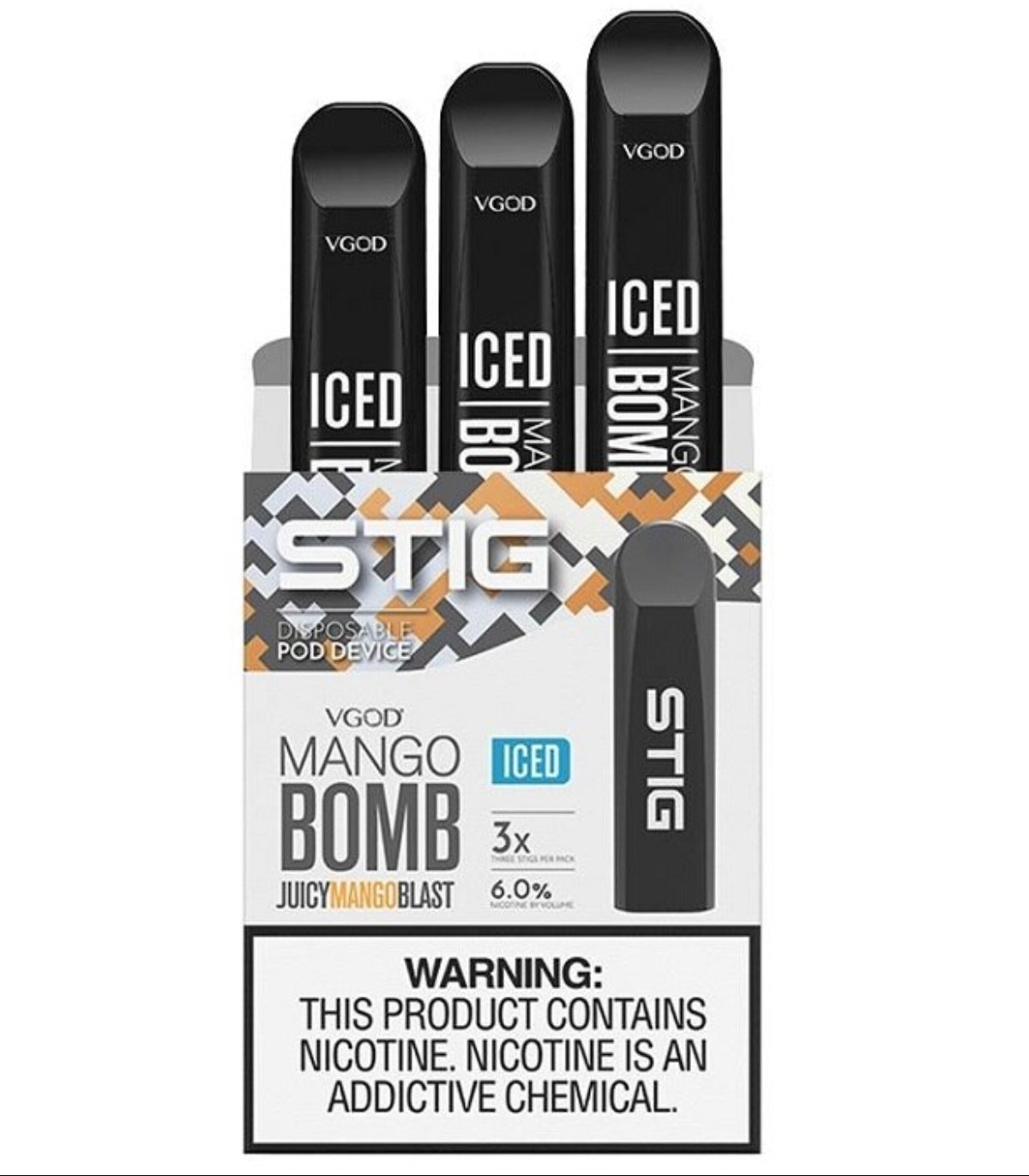 Vgod Stig Disposible 60mg Nicotine in Dubai UAE